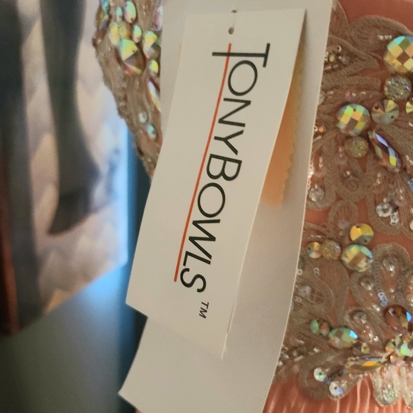 NWT Tony Bowls La Gala Evening Prom Gown Dress - Picture 5 of 6